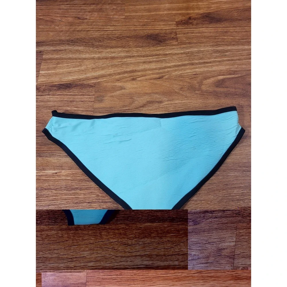 Triangl swimwear Teal neoprene bikini bottoms size M